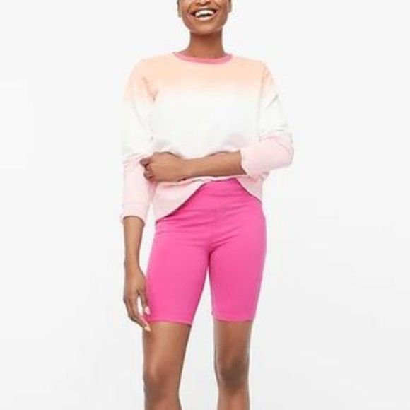 SOLD - J. Crew Bike Short Pink Cotton Size Large - Picture 5 of 12